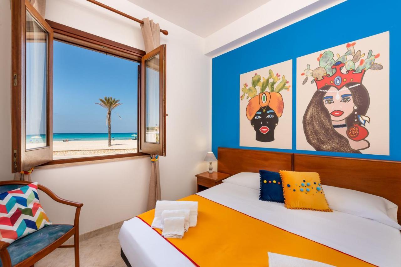 סן ויטו לו קאפו I Tre Golfi Beach Apartments מראה חיצוני תמונה